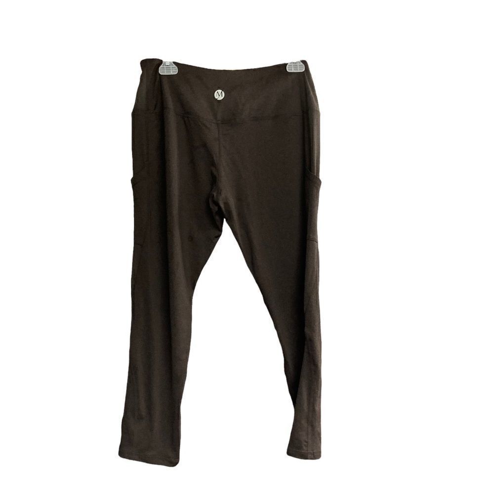 MYoga Capri Pocket Leggings‎ Brown Size Large New With Tags
